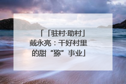 「驻村·助村」戴永亮：干好村里的甜“猕”事业