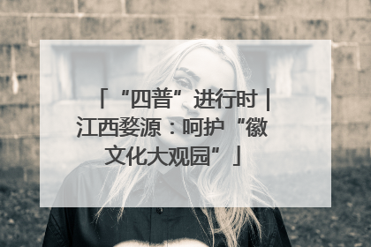 “四普”进行时｜江西婺源：呵护“徽文化大观园”