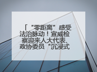 “零距离”感受法治脉动！宣威检察迎来人大代表、政协委员“沉浸式”体验