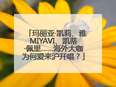 玛丽亚·凯莉、雅MIYAVI、凯蒂·佩里……海外大咖为何爱来沪开唱？