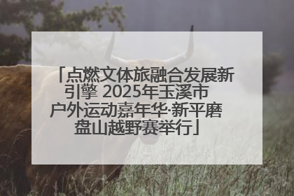 点燃文体旅融合发展新引擎 2025年玉溪市户外运动嘉年华·新平磨盘山越野赛举行