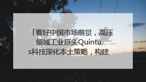 看好中国市场前景，高压领域工业巨头Quintus科技深化本土策略，构建全方位服务亚太区总部