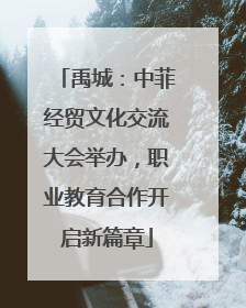 禹城：中菲经贸文化交流大会举办，职业教育合作开启新篇章
