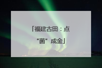 福建古田：点“菌”成金