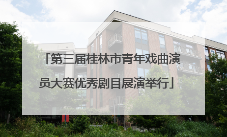 第三届桂林市青年戏曲演员大赛优秀剧目展演举行