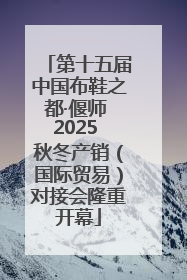 第十五届中国布鞋之都·偃师 2025 秋冬产销（国际贸易）对接会隆重开幕