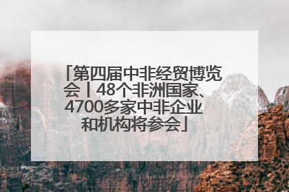 第四届中非经贸博览会丨48个非洲国家、4700多家中非企业和机构将参会