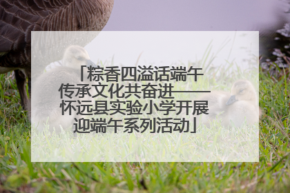 粽香四溢话端午 传承文化共奋进——怀远县实验小学开展迎端午系列活动