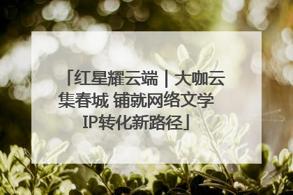红星耀云端｜大咖云集春城 铺就网络文学IP转化新路径