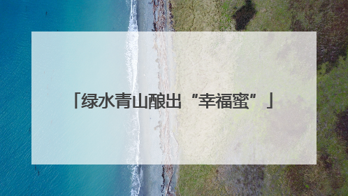 绿水青山酿出“幸福蜜”