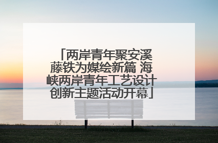 两岸青年聚安溪 藤铁为媒绘新篇 海峡两岸青年工艺设计创新主题活动开幕