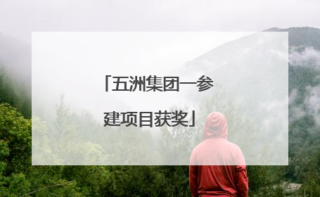 五洲集团一参建项目获奖