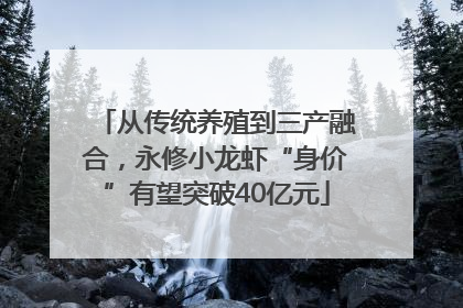 从传统养殖到三产融合，永修小龙虾“身价”有望突破40亿元