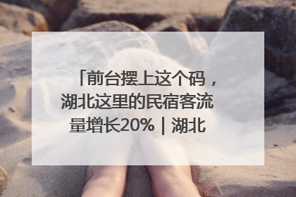 前台摆上这个码，湖北这里的民宿客流量增长20%｜湖北市场监管所的故事