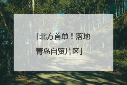 北方首单！落地青岛自贸片区