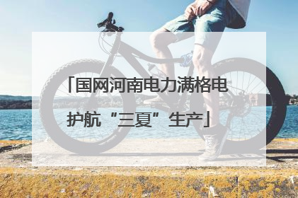 国网河南电力满格电护航“三夏”生产