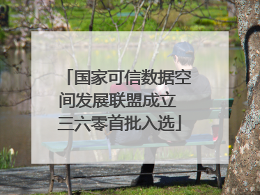 国家可信数据空间发展联盟成立 三六零首批入选