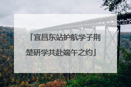 宜昌东站护航学子荆楚研学共赴端午之约