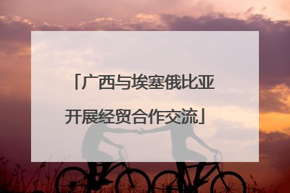广西与埃塞俄比亚开展经贸合作交流