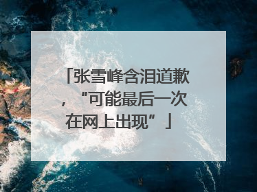张雪峰含泪道歉，“可能最后一次在网上出现”