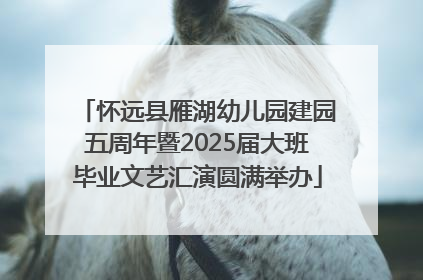 怀远县雁湖幼儿园建园五周年暨2025届大班毕业文艺汇演圆满举办