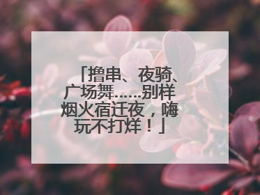 撸串、夜骑、广场舞……别样烟火宿迁夜，嗨玩不打烊！