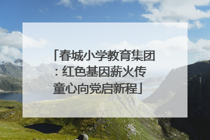 春城小学教育集团：红色基因薪火传 童心向党启新程