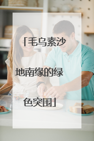 毛乌素沙地南缘的绿色突围