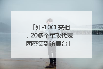 歼-10CE亮相，20多个军政代表团密集到访展台
