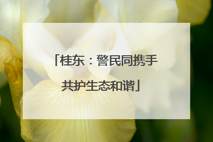 桂东：警民同携手 共护生态和谐