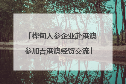 桦甸人参企业赴港澳参加吉港澳经贸交流