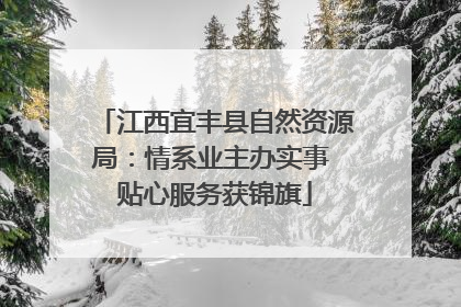 江西宜丰县自然资源局：情系业主办实事 贴心服务获锦旗