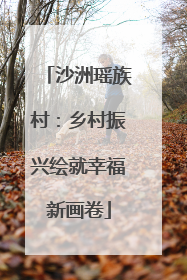 沙洲瑶族村：乡村振兴绘就幸福新画卷