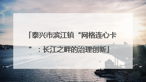 泰兴市滨江镇“网格连心卡”：长江之畔的治理创新