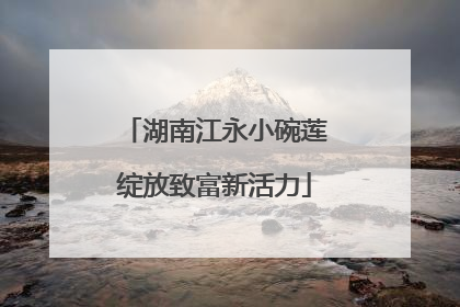 湖南江永小碗莲绽放致富新活力