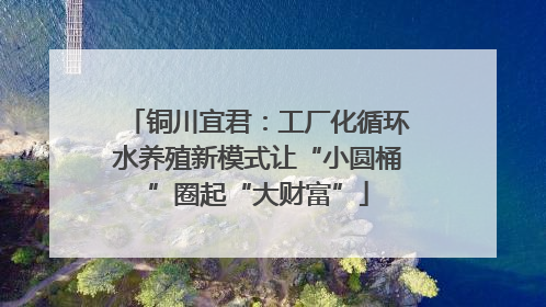 铜川宜君：工厂化循环水养殖新模式让“小圆桶”圈起“大财富”