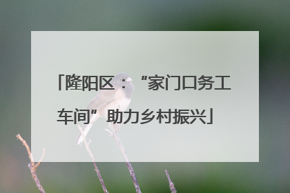 隆阳区：“家门口务工车间”助力乡村振兴