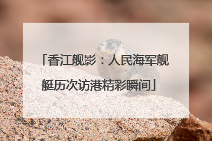 香江舰影：人民海军舰艇历次访港精彩瞬间