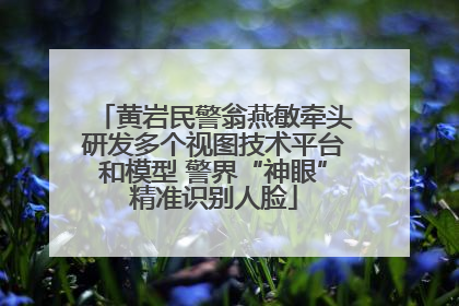黄岩民警翁燕敏牵头研发多个视图技术平台和模型 警界“神眼”精准识别人脸