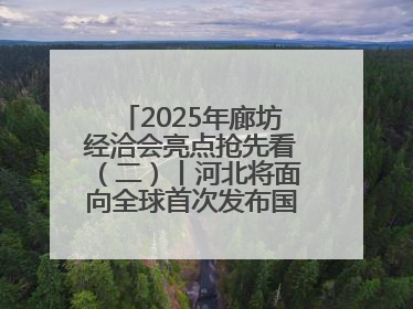2025年廊坊经洽会亮点抢先看（二）丨河北将面向全球首次发布国际化招商地图
