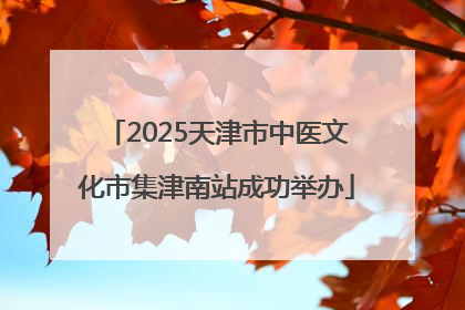 2025天津市中医文化市集津南站成功举办