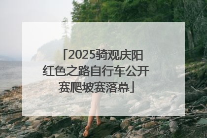 2025骑观庆阳红色之路自行车公开赛爬坡赛落幕