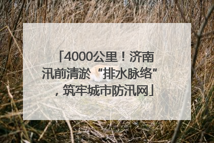 4000公里！济南汛前清淤“排水脉络”，筑牢城市防汛网