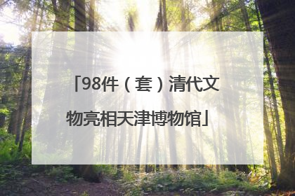 98件（套）清代文物亮相天津博物馆